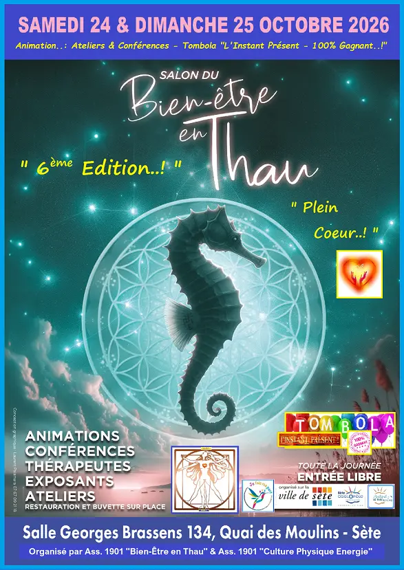 Affiche Bien-être en Thau octobre 2026